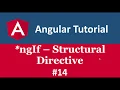 angular 9 Tutorial - ngIf structural directive ng-template