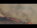 Fire burns near Dehesa