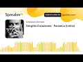 Simples Corazones - Fonseca (Letra) (made with Spreaker)