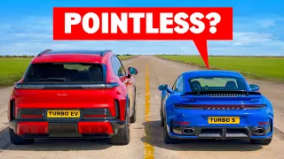 Can the NEW Porsche Cayenne HUMILIATE a 911 Turbo S? DRAG RACE