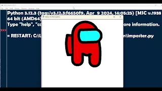 Coding Among Us Characters with Python Turtle Coding Art Tutorial