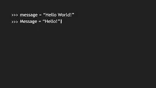 Python Programming - 3 Values Variables and Types