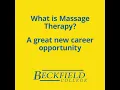 What is Massage Therapy - Beckfield College