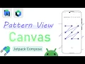 Pattern Lock View Jetpack Compose Canvas Android Studio Kotlin