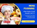 Professional Menu Planning Purchasing Strategies for Chefs