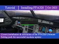X-Plane12 FlightFactor A320 Ultimate Installation Tutorial