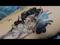 Botanical tattoos - Vanda and Gladiolus