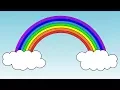 How to Draw a Rainbow Coloring Pages Learn Colours