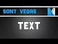 Download Lagu Text | Sony Vegas Pro Tutorial