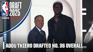 The Nets select Adou Thiero with the 36th overall pick will play for the Lakers 2025 NBA Draft