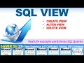 SQL VIEW Demo of VIEW TABLE CREATE ALTER DELETE VIEW
