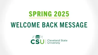 Welcome to the Spring 2025 Semester
