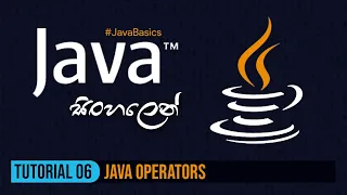 Java Sinhala Tutorial 6 - Java Operators TechStreet