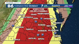 Live Radar Rare Level 4 Severe Weather Threat for Virginia