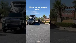 Moving day! Guess we’re we headed? #RV #rvlife #rvliving #travellife #arizona #roadtrip