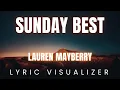 Download Lagu Lauren Mayberry - Sunday Best | LYRIC VISUALIZER