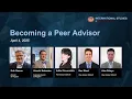 Becoming a Peer Advisor - April 2025