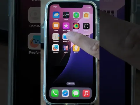 Aonde fica a lixeira no iPhone 17?
