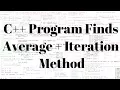 C Program Finds Average by Iteration on CodeBlocks