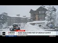 Mammoth Mountain gets three feet of snow in 24 hours