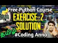 Exercise Dictionaries Questions solutions Free Python Course Coding Anna