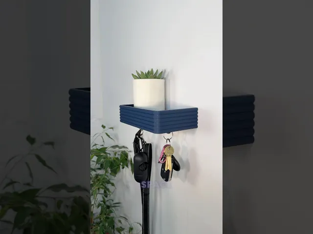 Gravity Shelf - Floating Shelf with Hidden Hangers video thumbnail