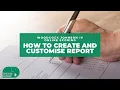 Woodcock Johnson IV WJ IV online scoring - How to Create and Customise report
