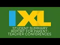 IXL Student Summary