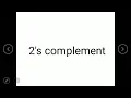 Assembly language program to find 2 s compliment