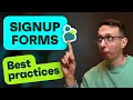 Master Signup Form Design FAST Pro Tips You NEED to Know