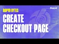Rapyd Bytes Create Checkout Page