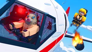 Demon Slayer Voice Actors Fly a Plane in Roblox