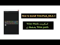 How to istall Trim pack for after effects
