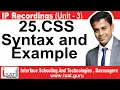 25 CSS Syntax and Example