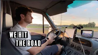 VLOG 1 On the Road  | Our first day in the van 🚐