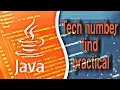 Check Tech number with Java coding compile Run with jdk