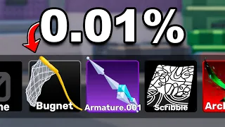 I won with EVERY 0.01% ITEM in Roblox Rivals!