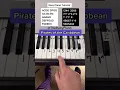 Download Lagu Pirates of the Caribbean Piano Easy Tutorial With Letter Notes #shorts #piano