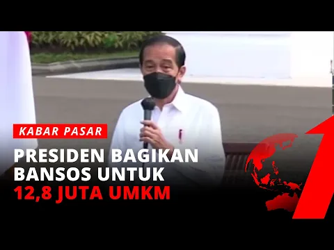 Presiden Bagikan Bansos Untuk 12,8 Juta UMKM