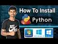 How To Install Python 3 9 1 For Windows 10 Python IDE Installation In Hindi