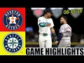 Houston Astros Vs Seattle Mariners - GAME HIGHLIGHTS August 15 2026 MLB Season