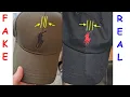 Ralph Lauren hat real vs fake review How to spot fake Polo Ralph Lauren cap