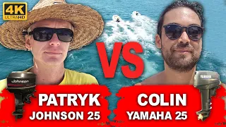 Race of the year in Panama. Colin, Parlay Revival, Yamaha 25 and Partyk, Polish Pirate, Johnson 25