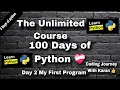 Python Tutorial Day 2 My First Python Program in Hindi Hello World Program for Beginners