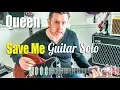 Queen - Save Me - Guitar Solo Tutorial (Guitar Tab)