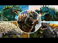 Evolution of Anguirus in Godzilla Games 1985 - 2024 PS1