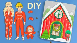 DIY kids craft Paper Dollhouse DIY | Tutorial for Paper Dolls Step by Step