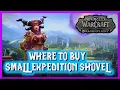 Where To Buy Small Expedition Shovel To Dig Disturbed Dirt - World of Warcraft Dragonflight