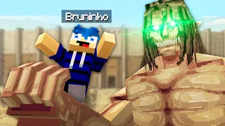 Fui ADOTADO pelo TITAN DE ATAQUE no ATTACK ON TITAN