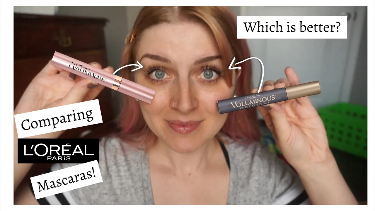 Loreal Voluminous Mascara: Original vs. Carbon Black!